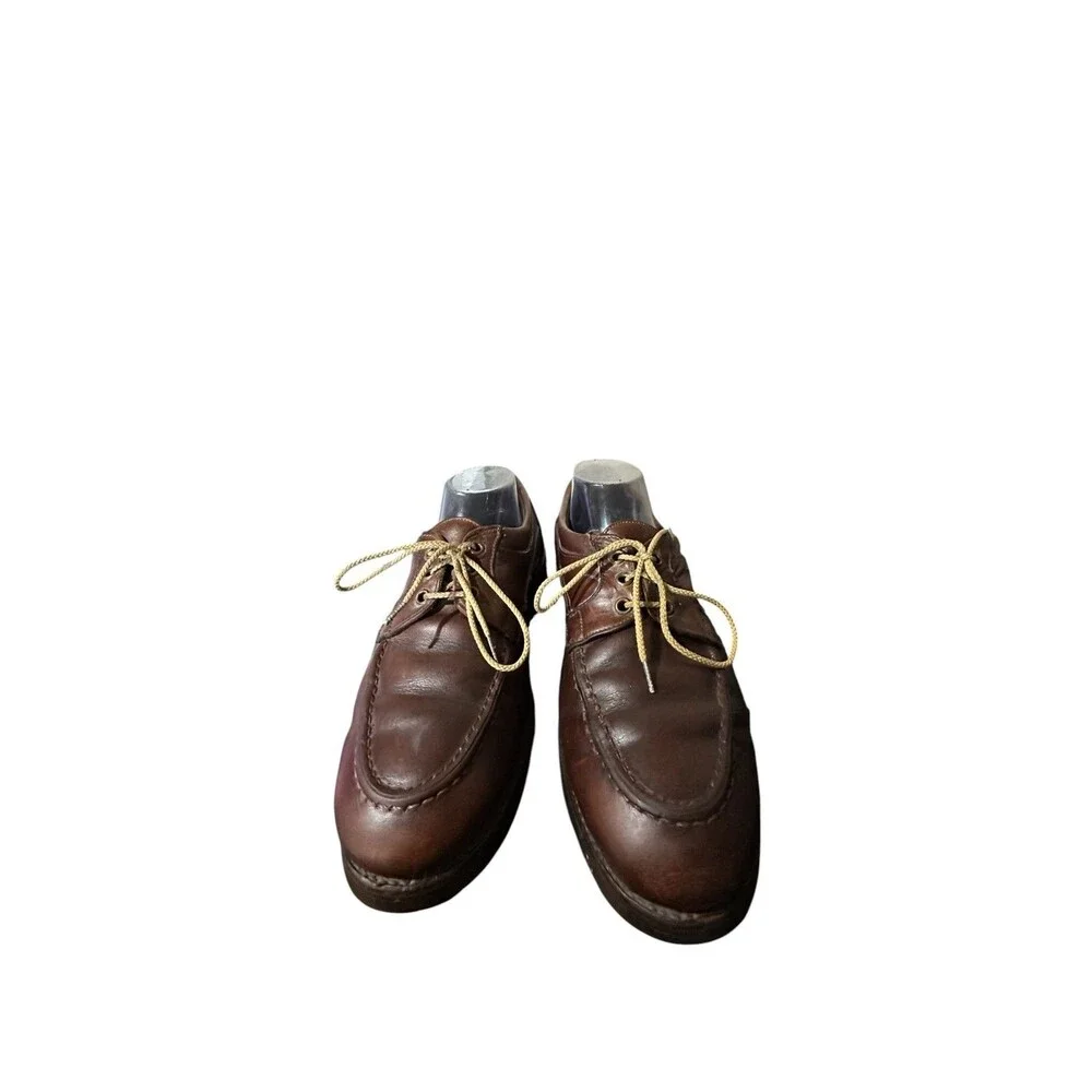 VTG Allen Edmonds Men's Brown Dress Shoes Split Toe Derby Made in USA Sz 11 AA